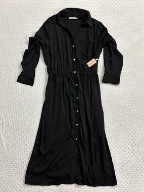 Black Tape Long Dress (XL)